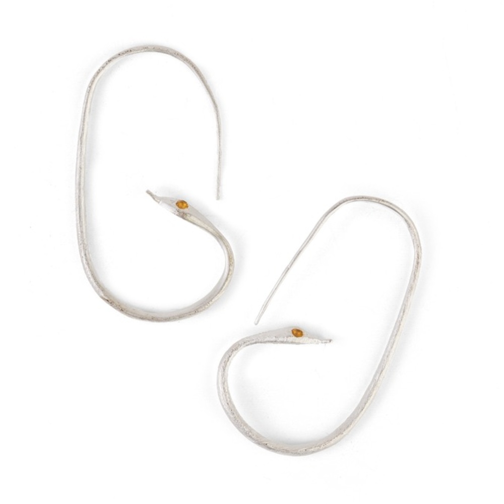 Handmade Sterling Silver Snake Earrings ❗Host Pick❗